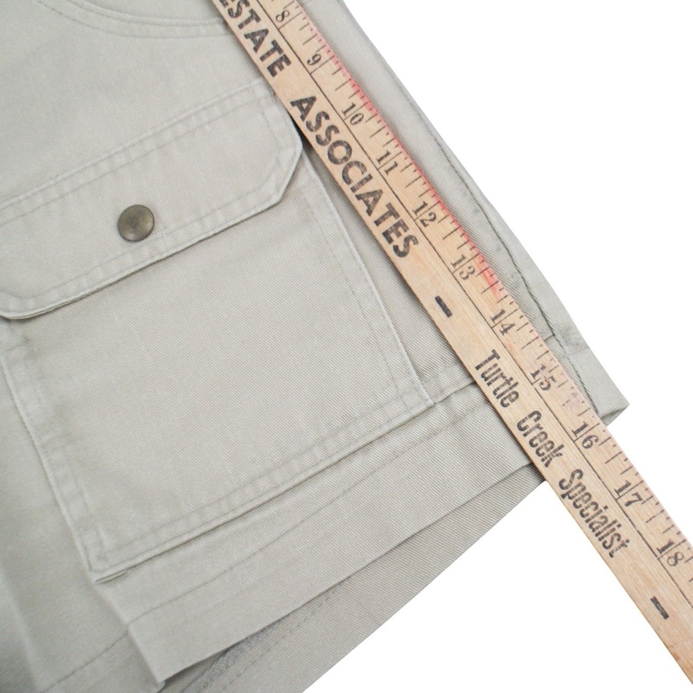 Vintage Khaki Cargo Shorts Women's Size 34 High Rise Utility - Picture 7 of 7